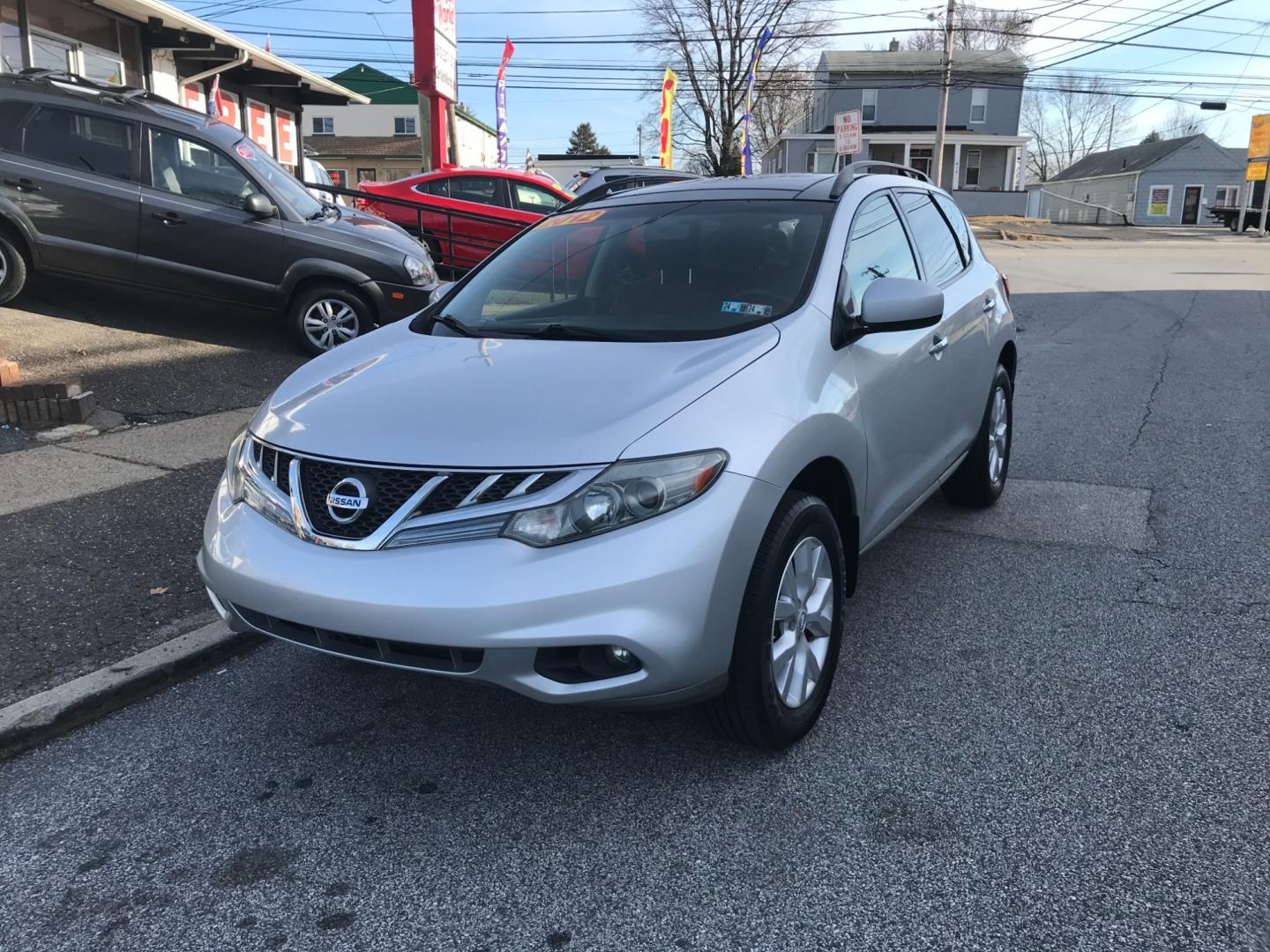 2012 Silver /Gray Nissan Murano SV (JN8AZ1MW9CW) with an 3.5 V6 engine, Automatic transmission, located at 577 Chester Pike, Prospect Park, PA, 19076, (610) 237-1015, 39.886154, -75.302338 - Photo#2